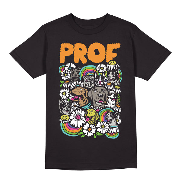 PROF "Dog Explosion" Black T-Shirt