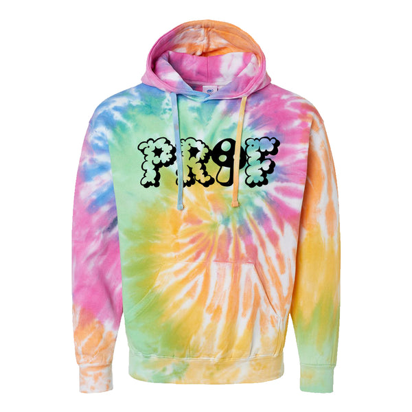 PROF "Mushroom" Tie Dye Pullover Hoodie