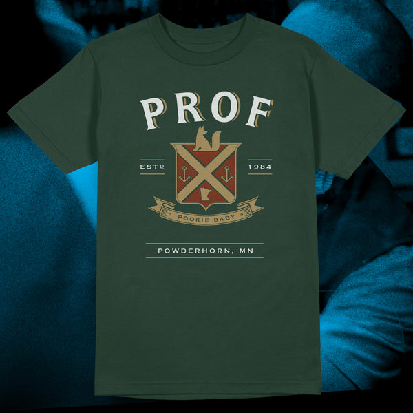 PROF "Whiskey" Green T-Shirt