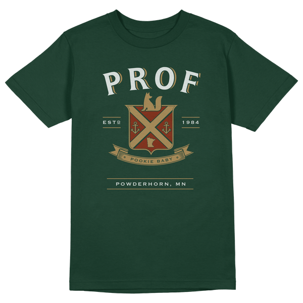 PROF "Whiskey" Green T-Shirt