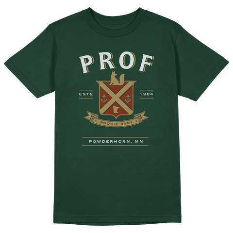 PROF "Whiskey" Green T-Shirt