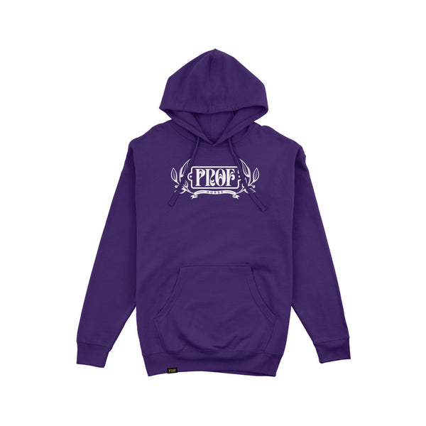 PROF "Laurels" Purple Pullover Hoodie
