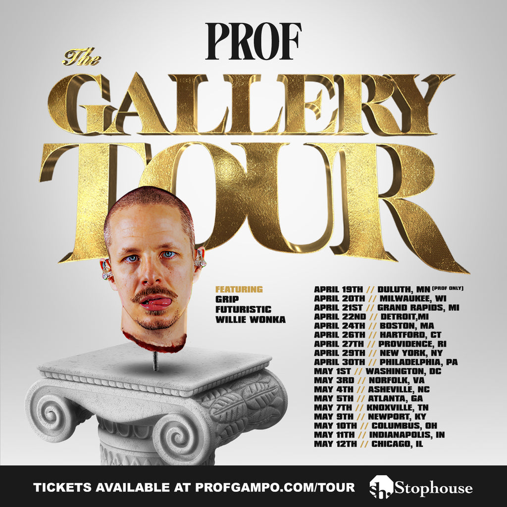 PROF Announces Spring 2024 East Coast Tour - The Gallery Tour