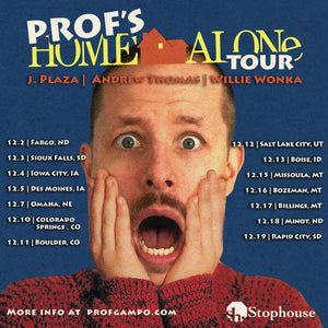 Prof’s Home Alone Tour Hits The Road in December