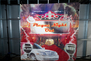PROF "Playaz Night Out" SIGNED Banner