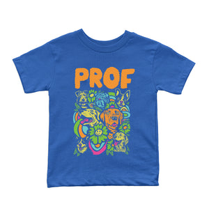 PROF "Dog Explosion" Blue Toddler T-Shirt