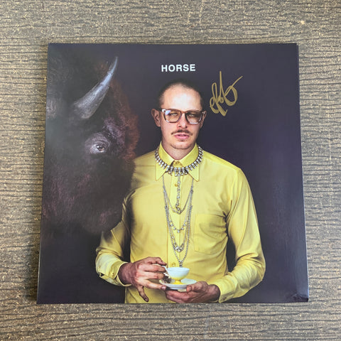 **SIGNED w/ COSMETIC DAMAGE** PROF "Horse" FIRST PRESS Purple & Blue Double Vinyl
