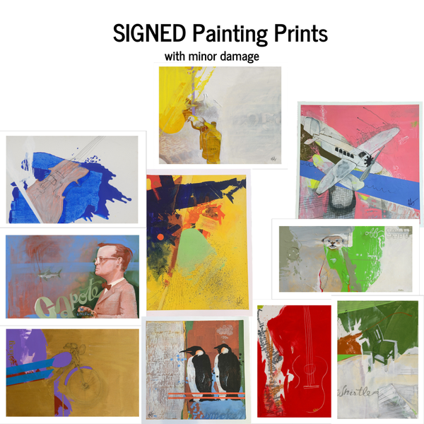 PROF Dings & Dents SIGNED Painting Prints