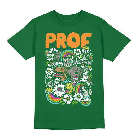 PROF "Dog Explosion" Green T-Shirt