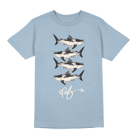 PROF "Sharks" Blue T-Shirt