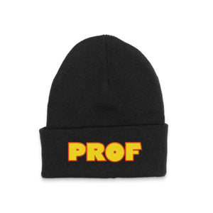 PROF "Pack A Lunch" Black Beanie
