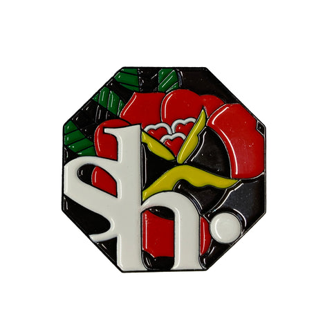 Stophouse Tattooed Rose Logo Pin