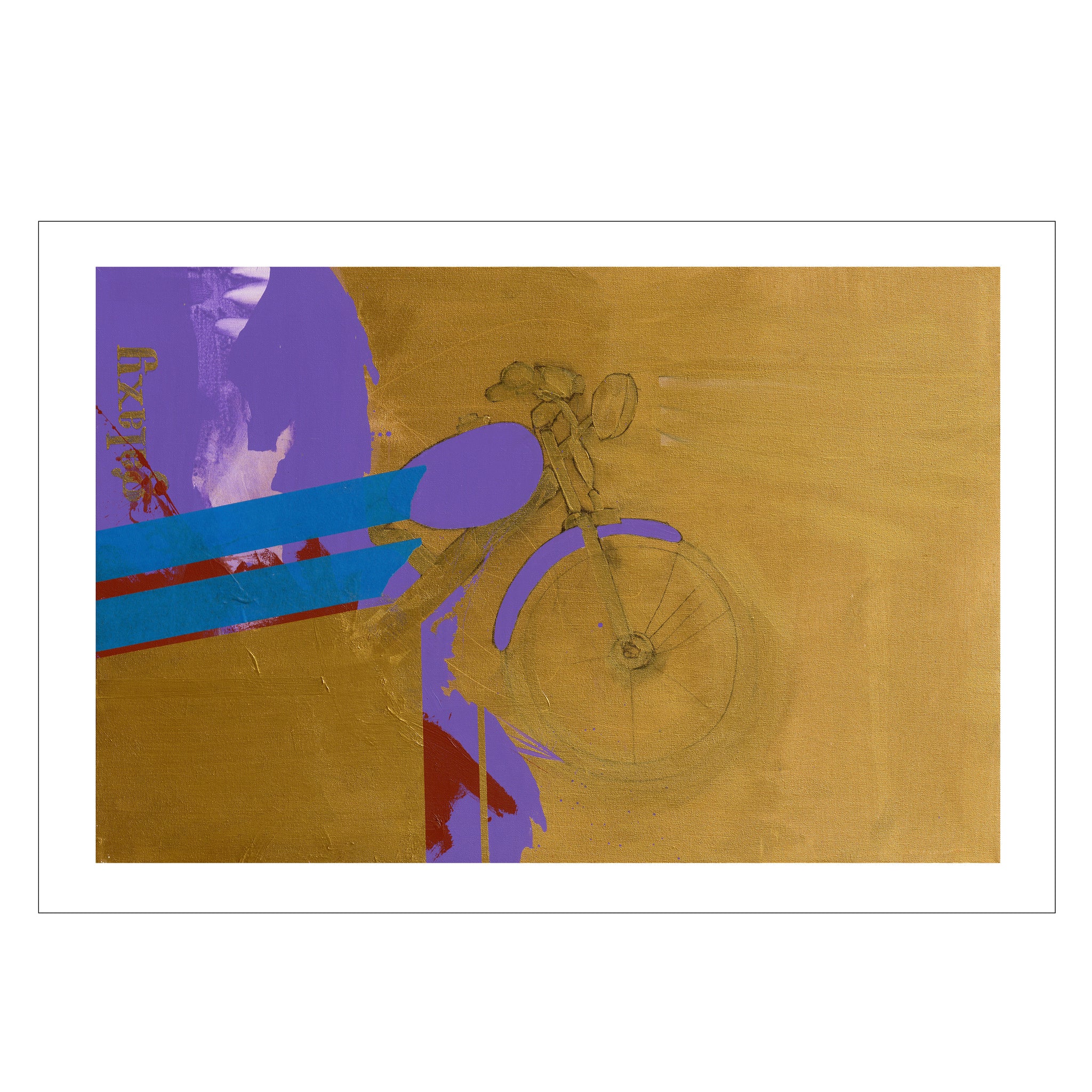 PROF "Here Is Your Spaceship" SIGNED Limited Giclee Painting Over-Print