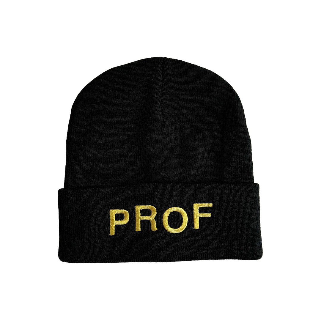 PROF "Creek Boy" Black Beanie