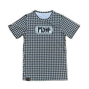 PROF "Nametag" Houndstooth T-Shirt