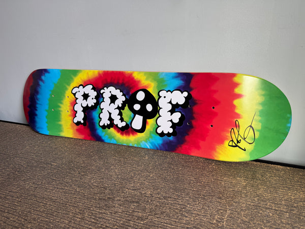 PROF "Mushroom" Limited Edition SIGNED Skateboard Deck