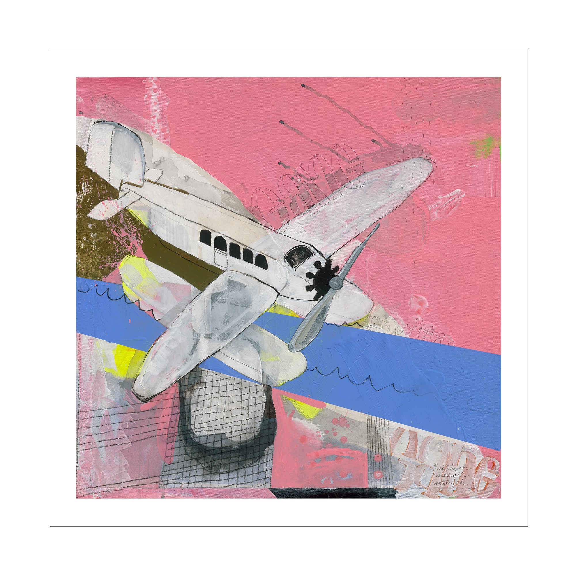 PROF "Whole Lotta Gang Sh*t" SIGNED Limited Giclee Painting Over-Print