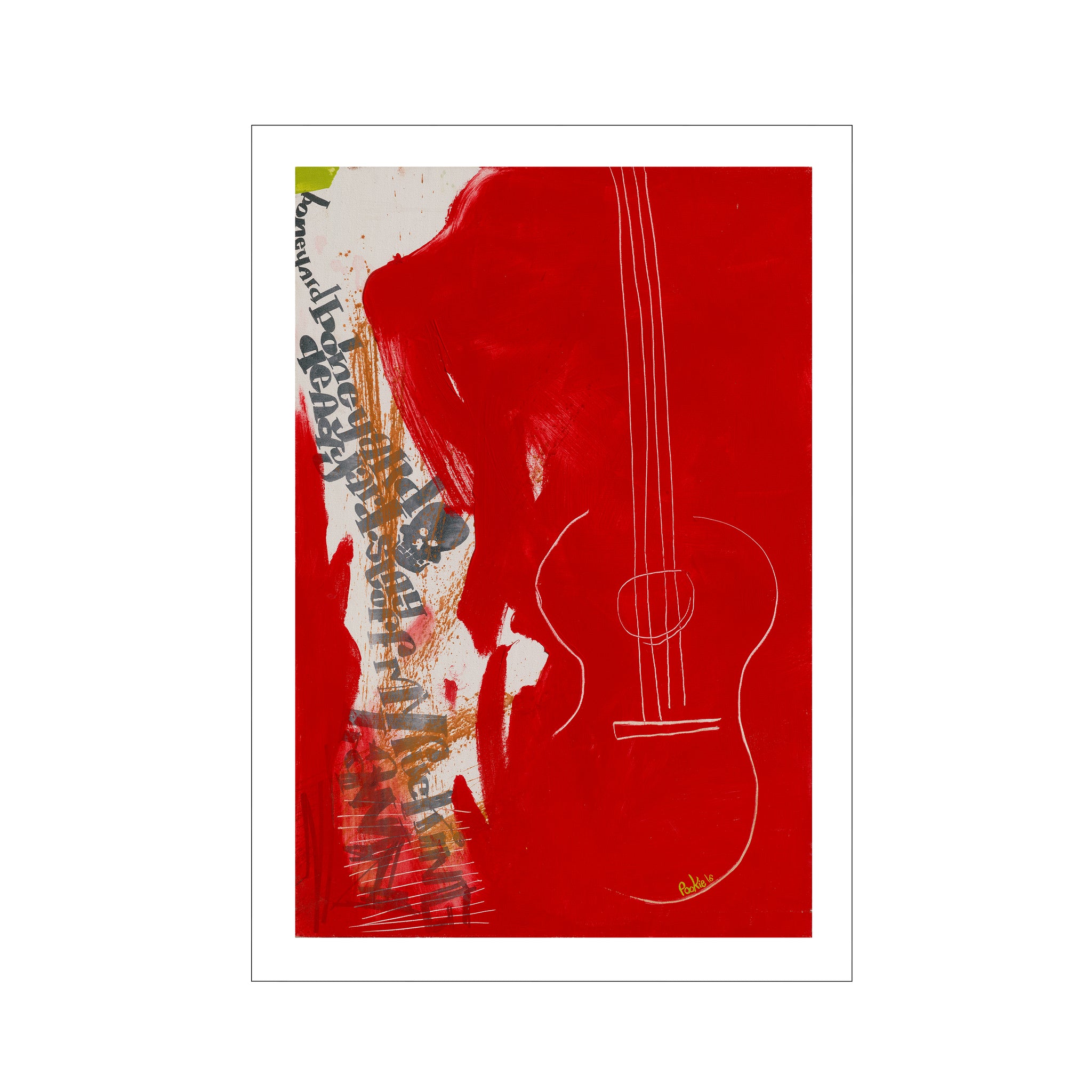 *MINOR DAMAGE* PROF "Redskull" SIGNED Limited Giclee Painting Over-Print