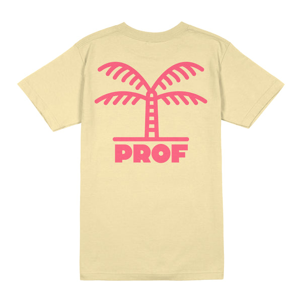 PROF "Palm Tree" Yellow T-Shirt