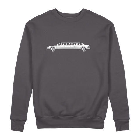 PROF "Limo" Grey Crewneck Sweatshirt