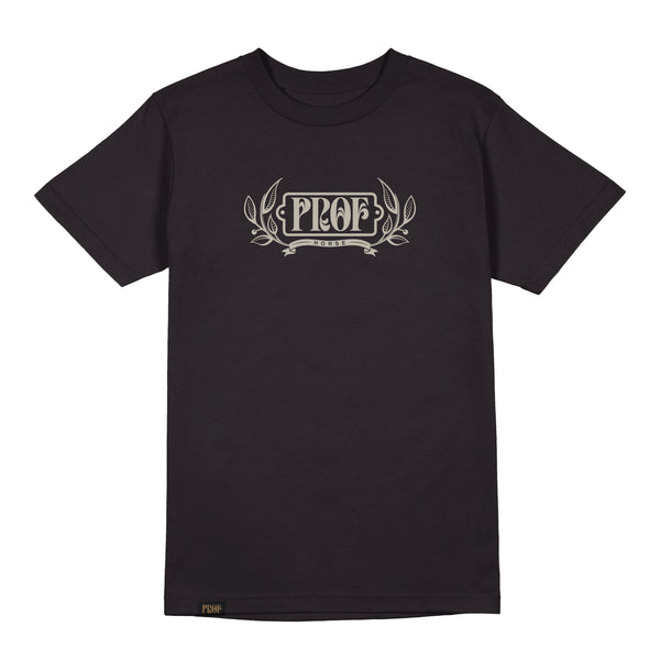 PROF "Laurels" Black T-Shirt