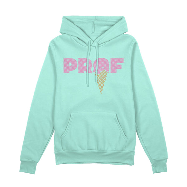 PROF "Treat You Right" Mint Pullover Hoodie